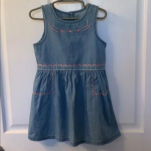 Girls Gymboree chambray dress